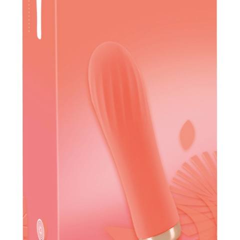 Peachy! Mini Ribbed Vibrator