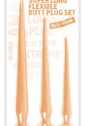 Super Long Flexible Butt Plug Set