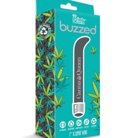 Prints Charming Buzzed 7" G Spot Vibe Canna Queen