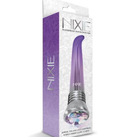 Nixie Jewel Ombre G-Spot Vibe Purple Glow