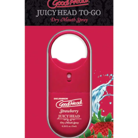 GoodHead - Juicy Head Dry Mouth Spray To-Go - Strawberry - .30 fl. oz.