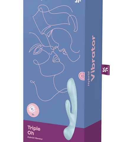 Satisfyer Triple Oh -  Light Blue