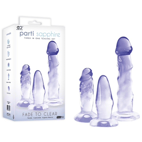 PARTI SAPPHIRE 3 IN 1 DONG KIT SET - PURPLE
