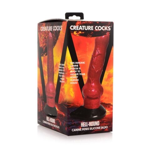 7Creature Cocks Hell-Hound Canine Penis Silicone Dildo