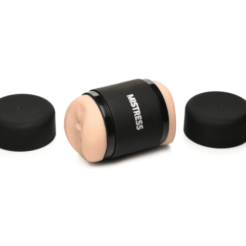 MISTRESS DOUBLE SHOT MINI MASTURBATORS ASS & MOUTH (LIGHT TONE)