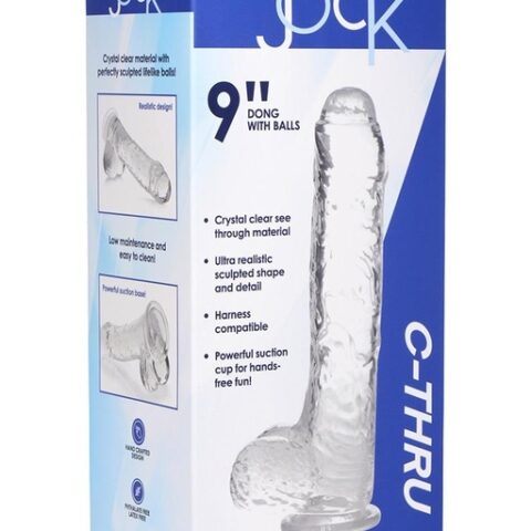 JOCK C-Thru 9" Clear with Balls
