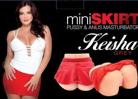 Mini Skirt Keisha Grey Pussy & Ass Masturbator